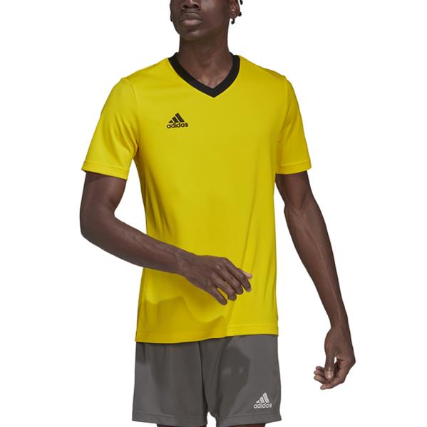 adidas Entrada 22 Team Yellow/Black Football Shirt